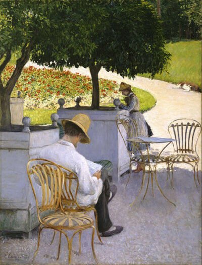 The_Orange_Trees_Gustave_Caillebotte