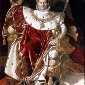 napoleon i on his imperial throne jean auguste dominique ingres