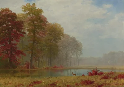 albert bierstadt autumn on the river