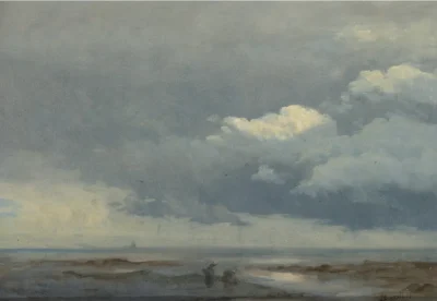 albert bierstadt cloud study with two figures