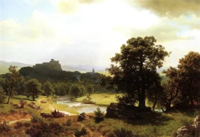 albert bierstadt day's beginning