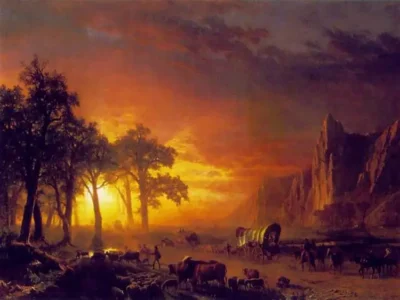 albert bierstadt emigrants crossing the plains