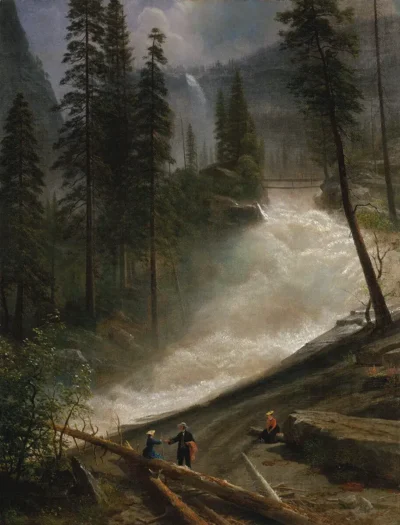 albert bierstadt nevada falls yosemite