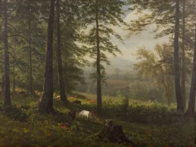 albert bierstadt view to a clearing