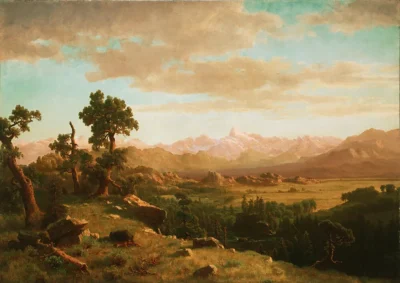 albert bierstadt wind river country