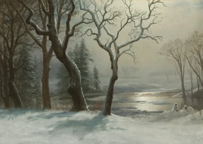 albert bierstadt winter in yosemite