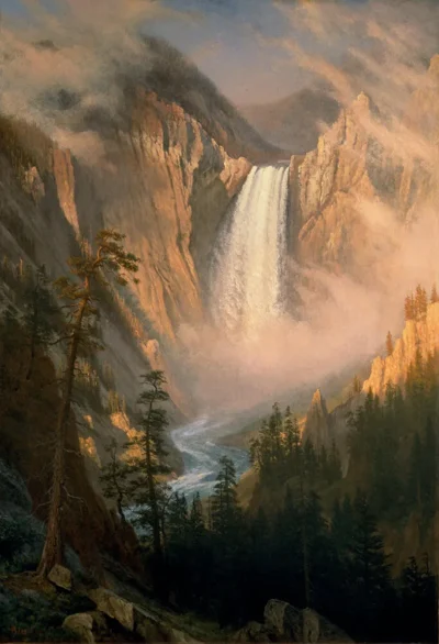 albert bierstadt yellowstone falls