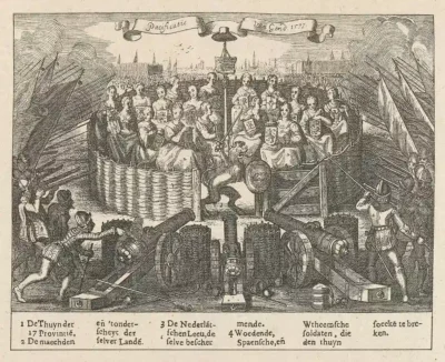 adriaen pietersz van de venne allegory depicting the pacification of ghent
