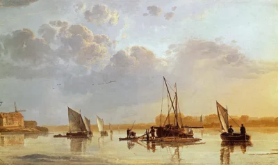 Aelbert Cuyp_Boats on a River
