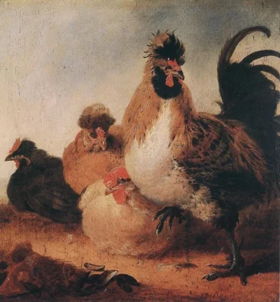 Aelbert Cuyp_Rooster and Hens