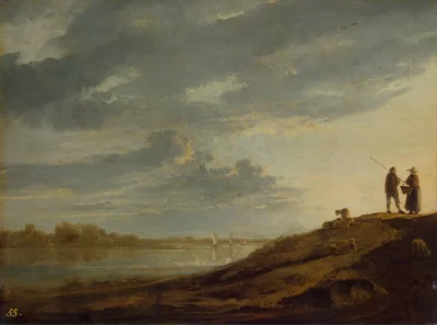 Aelbert Cuyp_Sunset over the River