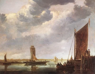 Aelbert Cuyp_The Ferry Boat