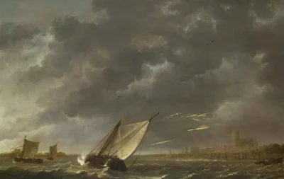 Aelbert Cuyp_The Maas at Dordrecht in a Storm