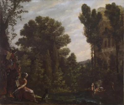 Agostino Tassi_Landscape with a Scene of Witchcraft