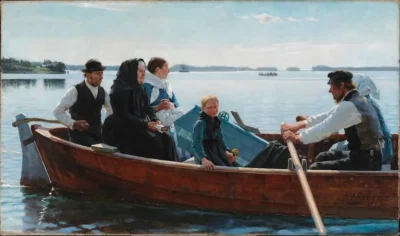 Albert Edelfelt_Conveying the Child's Coffin (A Child's Funeral)
