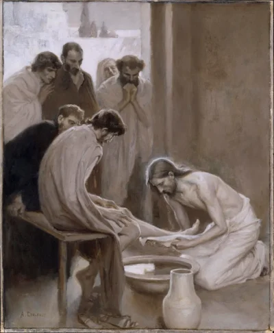 Albert Edelfelt_Jesus Washing the Feet of his Disciples