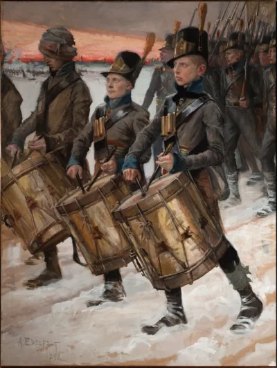 Albert Edelfelt_March of the Pori Regiment