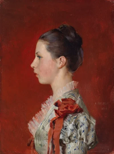 Albert Edelfelt_Portrait of the Artist's Sister Annie Edelfelt