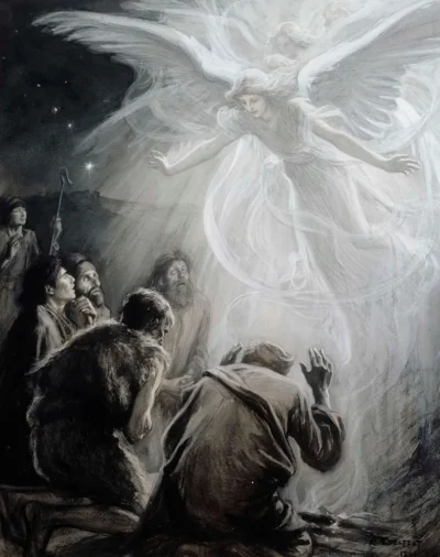 albert edelfelt the revelation of angels to shepherds 2