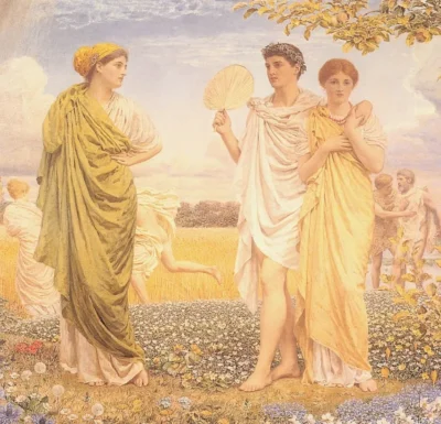 Albert Joseph Moore_The Loves of the Winds and the Seasons