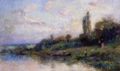albert lebourg the banks of the seine