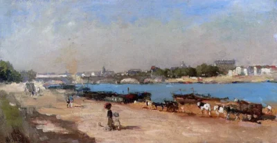 albert lebourg the banks of the seine at bercy