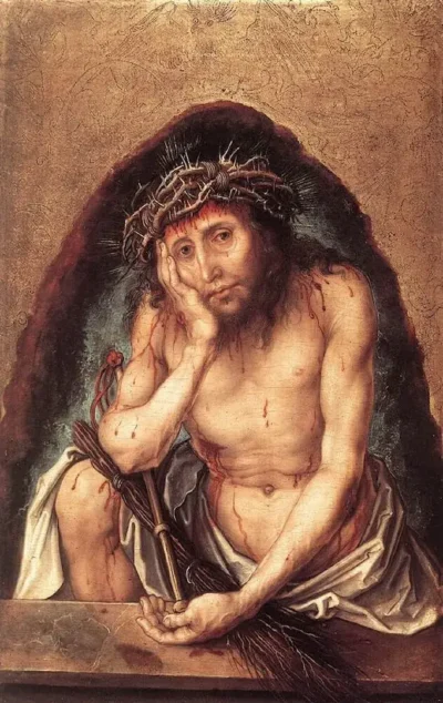 albrecht durer christ as the man of sorrows